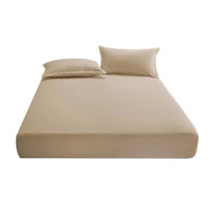 Drap Plat 1 Personne 180x280 cm Parure De Lit 120x190-200 3 Pièces en Microfibre 1 Taie d'oreiller 50x80 Drap Housse 120x200 cm 