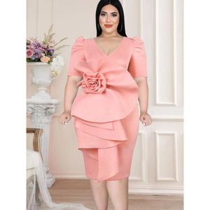 Robe rose pale grande taille outlet