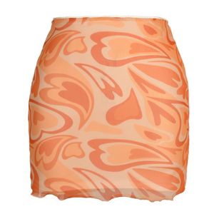 Jupe crayon deals orange