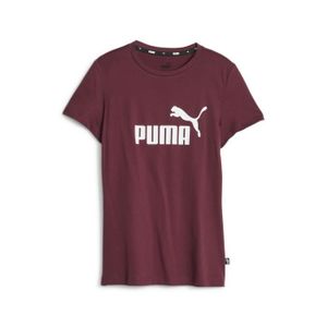 T-SHIRT T-shirt fille Puma Ess Logo - dark jasper - 11/12 