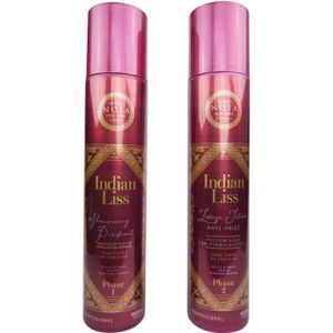 DÉFRISAGE - LISSAGE LISSAGE NOIA HAIR - INDIAN LISS -HUILE D'AMLA ,CAVIAR & GINSENG INDIEN - PROTEIN GOLD - 2 X1000ML