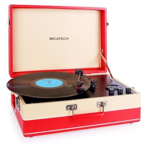 Ricatech RTT 98 Platines disques vinyles  Rouge 