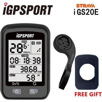 Compteur velo IGPSPORT iGS20E GPS velo ordinateur compteur de vitesse Compatible STRAVA Garmin 130 200 520 820 Type add iGS Mount Cdiscount Sport
