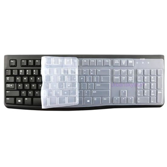 Noir-Housse De Protection En Silicone Pour Clavier 17 17.3 Pouces, Pour