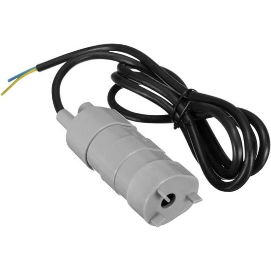Pompe à Eau Submersible 12V - 600L/H - Hauteur Max 5m - Faible Bruit - Pour Camping-car, Bassin, Aquarium, Douche - 8