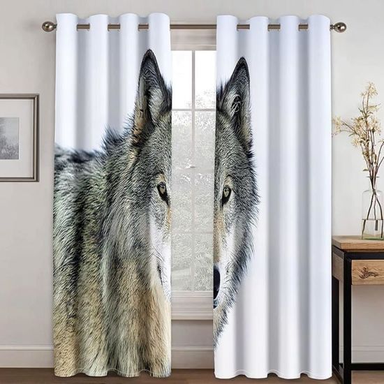 Lot De 2 Rideaux Occultants Pour Fenêtres - Impression 3D Terrain De Foot Vert - 234x230 Cm, Thermique Et Isolant