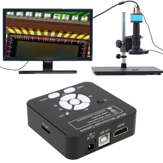 Garosa Caméras industrielles Caméra de microscope HDMI 41MP Caméra de microscope vidéo numérique électronique industrielle USB