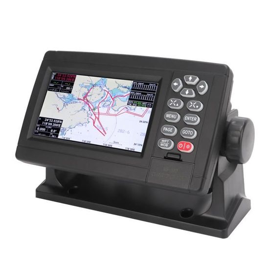 SUC-Navigation GPS marine Navigateur GPS marin 5 pouces AIS TFT LCD Écran  LED Rétroéclairage IP65 Étanche 12‑36V - Cdiscount Auto
