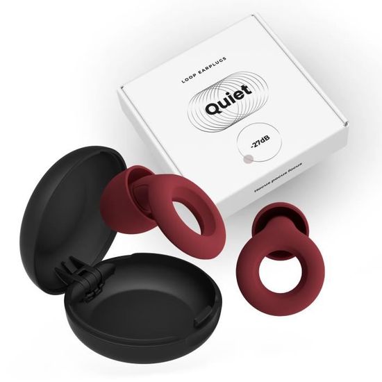 Loop Quiet Bouchons d'Oreille Antibruit en Silicone pour le Sommeil,