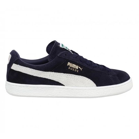 puma suede bleu femme