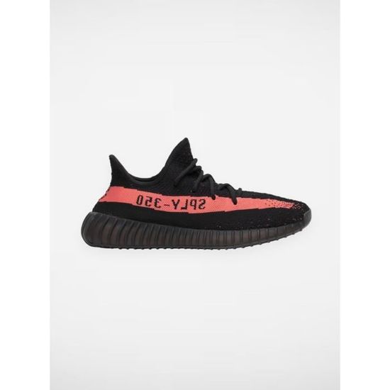 Baskets Yeezy 350 Core Red Adidas Modele V2 Dessus en textile Talon plat Couleur rouge Rouge Cdiscount Chaussures