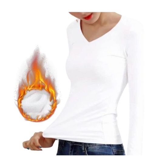 T-Shirt Manches Longues Fille TiaoBug - Rayures, Col Roulé - Thermique Et Doux Pour Quotidien