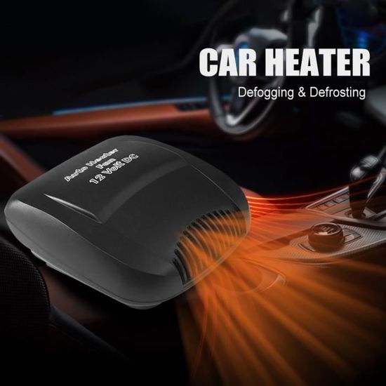 Chauffage De Voiture 12V 150W - Puissant, Rapide - Pour Désembuage Et Chauffage En Hiver - Compact Et Portable