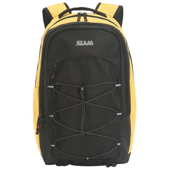 Sac à Chaussures De Ski Fischer Alpine ECO 50L - Noir/Jaune, Bandoulière Rembourrée
