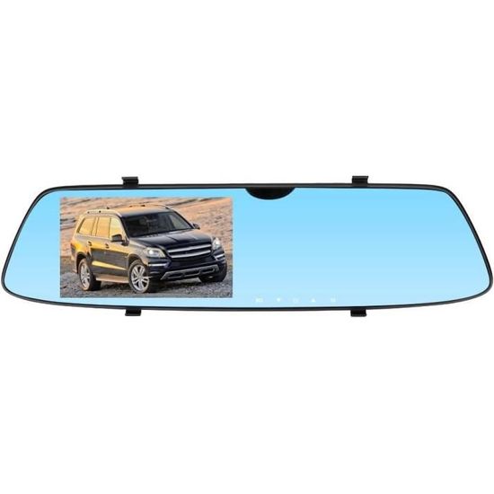 Kit Caméra De Recul Voiture 4.3" HD - Moniteur Rétroviseur Avec Caméra Étanche 8 LED Et Vision Nocturne Parfaite
