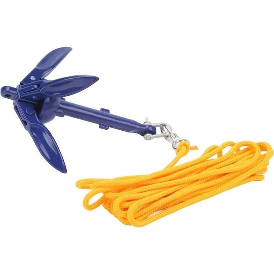 Kit D'ancrage Pour Corde De Combat – 2 Sangles Nylon + Mousqueton Acier Inoxydable – Universel, Supporte Jusqu'à 1700 Kg – Pour Entraînement Fitness Et Renforcement