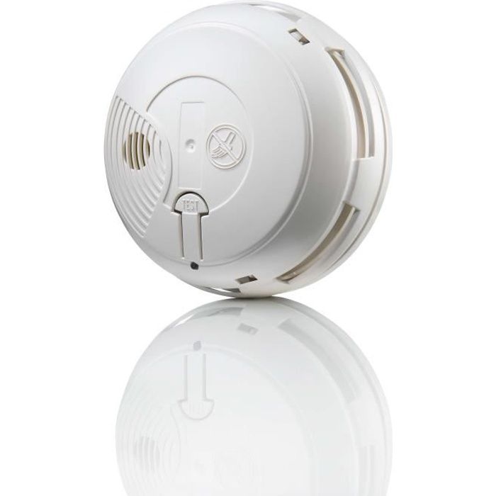 2 x Support Magnétique 85db alarme 2er-set détecteurs de fumée Aluminium Optique Incl