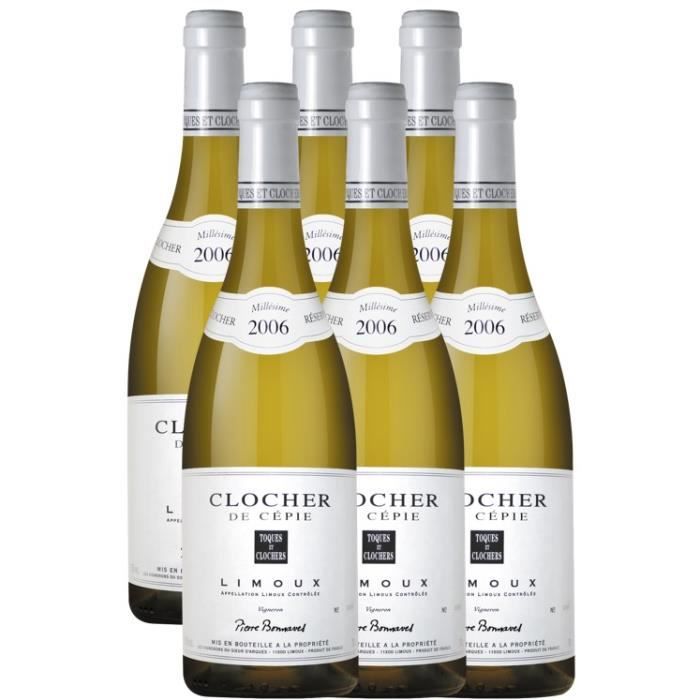 AOC Limoux -Caisse de 6X75cl- Clocher de Cépie Fut 17