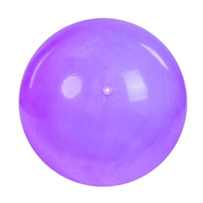 65cm Ballon de Yoga d'Exercice Anti-éclatement Fitness Gym Pour Stabilité Avec Pompe à Air (Violet)