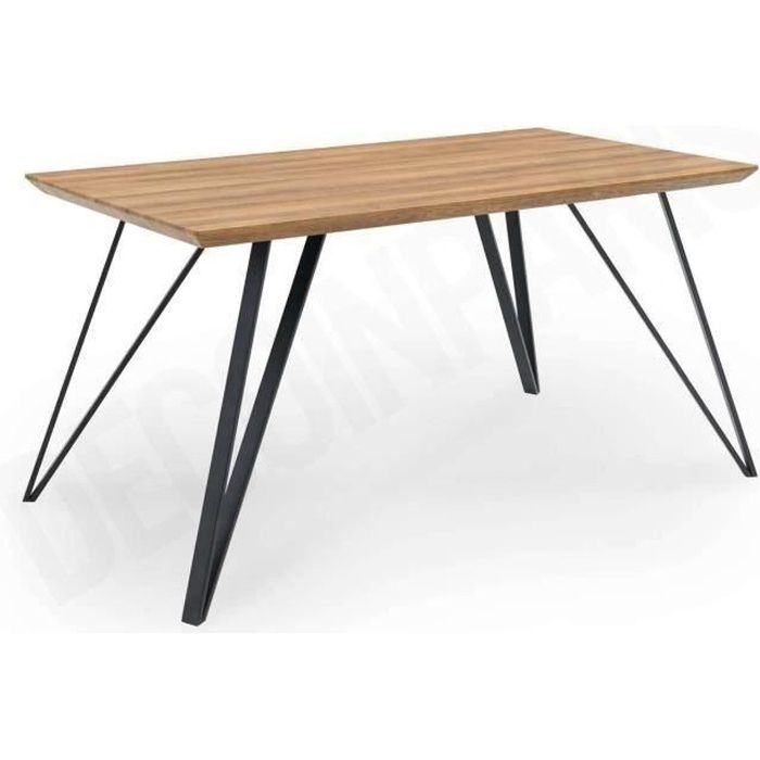 Table à manger design en bois KEVAN