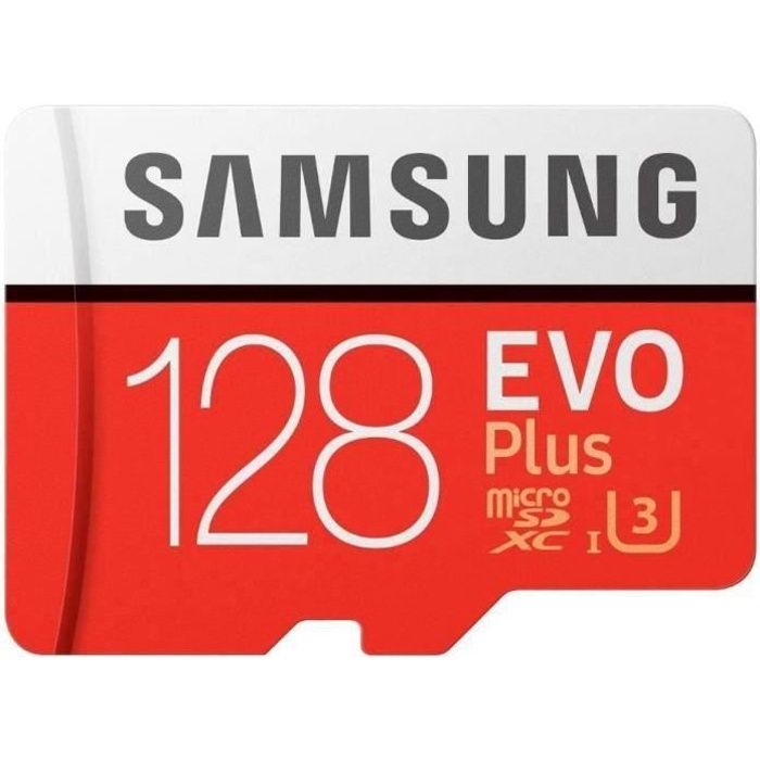 Samsung Carte Micro SD SDXC Evo Plus - 128 Go - avec adaptateur SD 2020