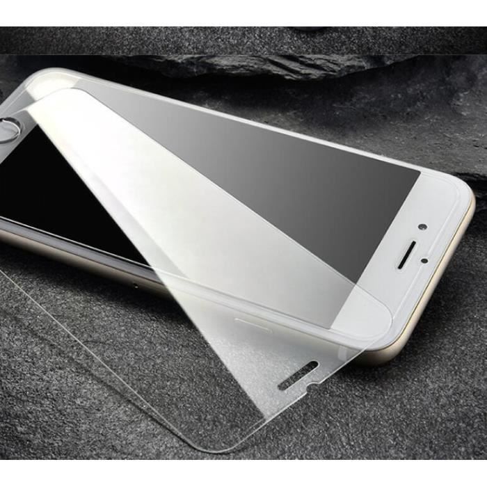 Lot de 2 Pcs Verre Trempé Iphone 6P/7P/8P Protection Ecran Ultra-Résistant Anti-Friction Incassable Ultra-Slim