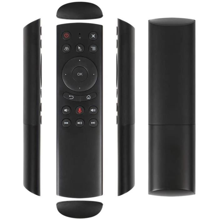 Télécommandes,Télécommande pour Nvidia Shield TV Remote sans fil 2.4G Contrôle de la voix sans fil Sensing Air Remote Mouse pour PC