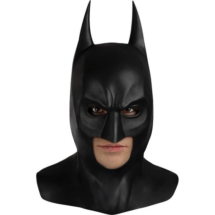 Masque Batman en latex - The Dark Knight pour homme ▶ The Dark Knight : Le Chevalier noir, Super héros, DC Comics