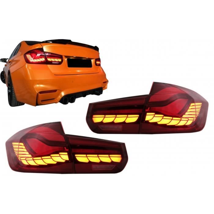 OLED Feux arrières pour BMW 3 F30 PreLCI LCI 12-19 F35 F80 rouge Clair Dynamique