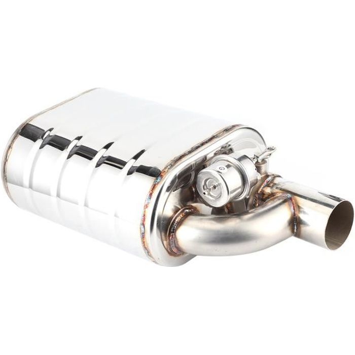 EBTOOLS Valve d'échappement de voiture Valve d'Échappement Électrique Universelle de Voiture 63mm Tuyau de Pompe à Vide Acier