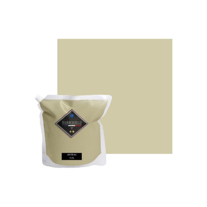 Peinture lessivable acrylique mat – murs et plafonds - 2,5 ltr Beige & Naturel - Astral