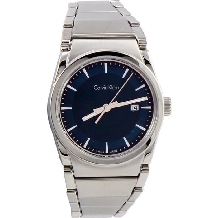 CALVIN KLEIN HOMME 30MM BRACELET ACIER INOXYDABLE QUARTZ MONTRE K6K3314L