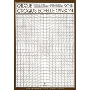 CANSON Bloc de papier calque croquis échelle 50…