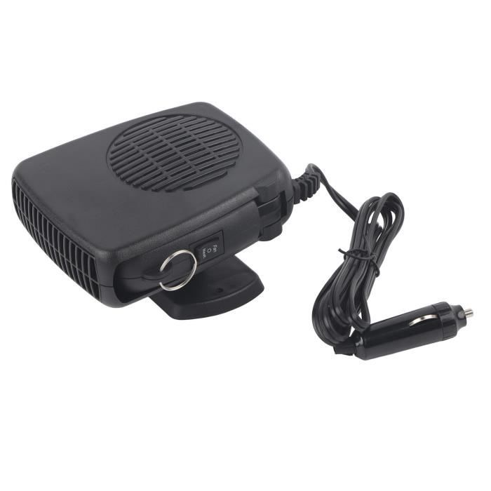 Dioche Dégivreur de voiture 12V 200W voiture Portable 2 en 1 chauffage en céramique chauffage refroidissement ventilateur