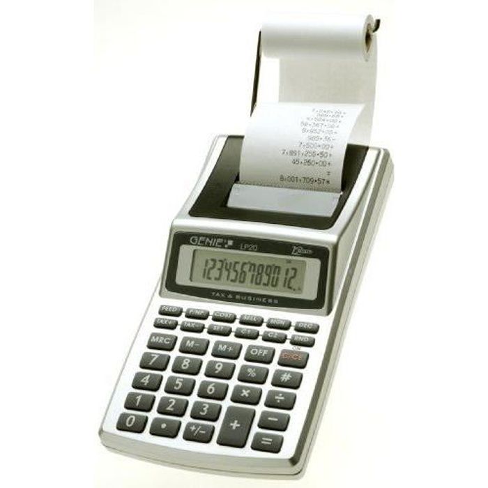 Genie LP 20 Calculatrice avec imprimante
