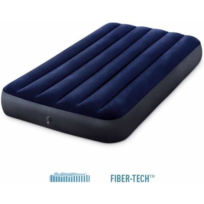Piscine Gonflable Intex Intex 64757 - Matelas Gonflable Downy Classic Fiber Tech 1 Place