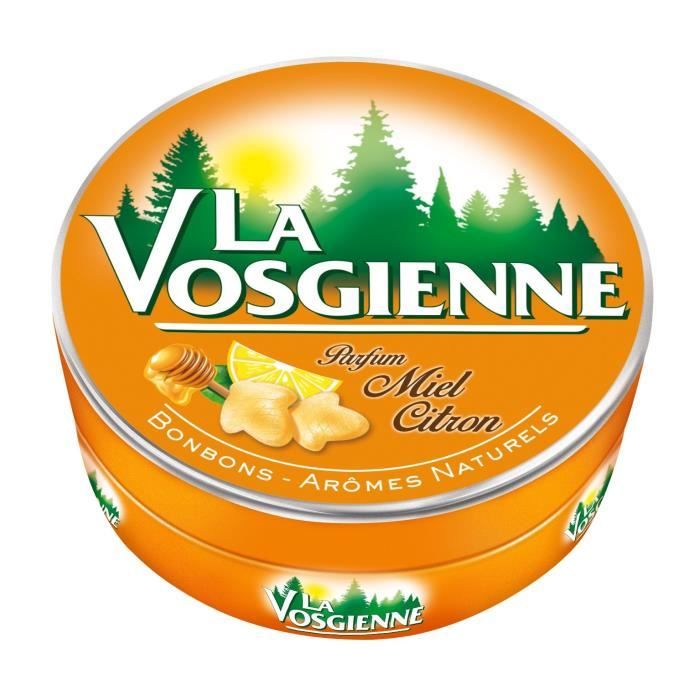 La Vosgienne bonbons parfums Miel et Citron 125g