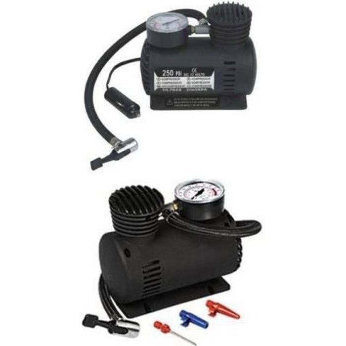 Mini compresseur portable pour voiture 12v 250w