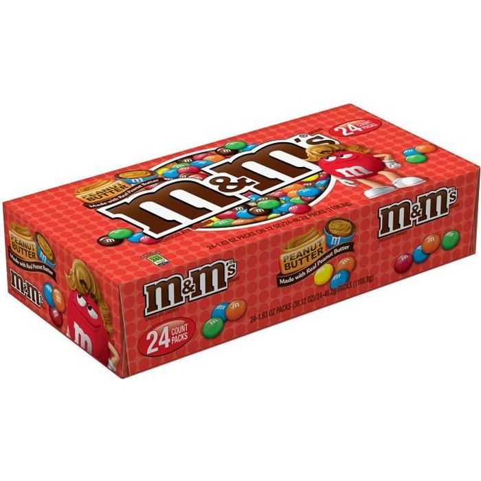 M&M'S Beurre de cacahuète - 46g x 24