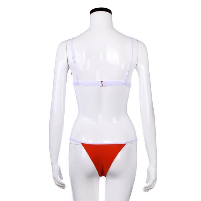New sexy Women maillot de bain push up rembourré soutien-gorge bikini plage patchwork maillots de bain