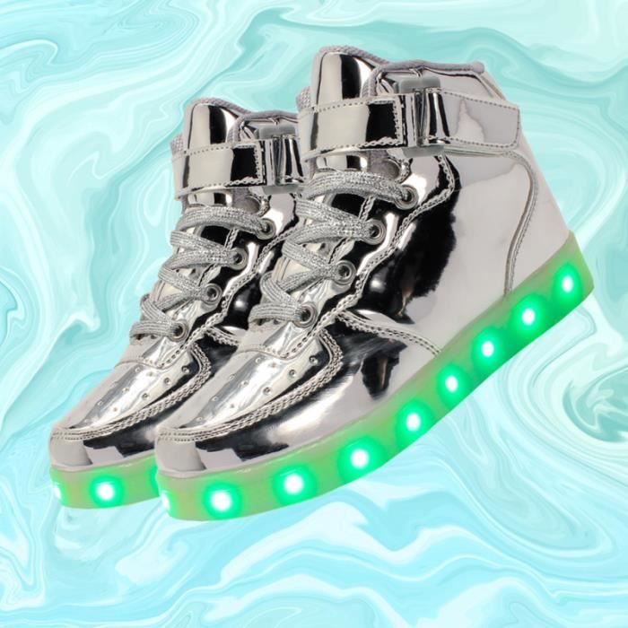 Chaussures lumineuses LED pour enfants de sport pour de grande qualité de pour de pour garçons, filles (Taille 26) BASKET