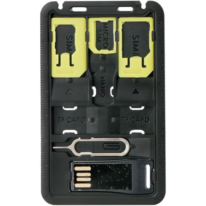 MUVIT Adaptateur Carte Sim Nano / Normal / Mini