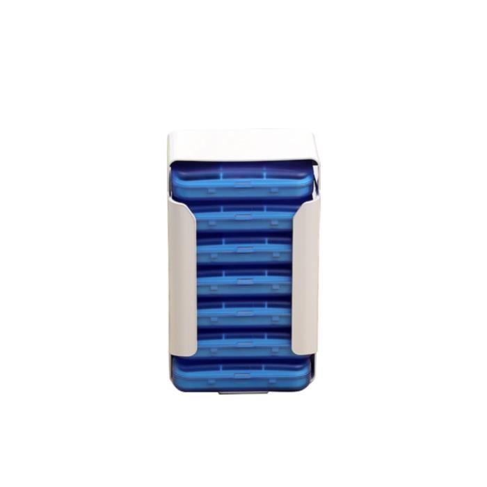 NEUFU Boîte à Pilules Pilulier Semainier 7 Jours 42 Compartiments Voyage Portable Distributeur Médicament Rangement Tiroir Type