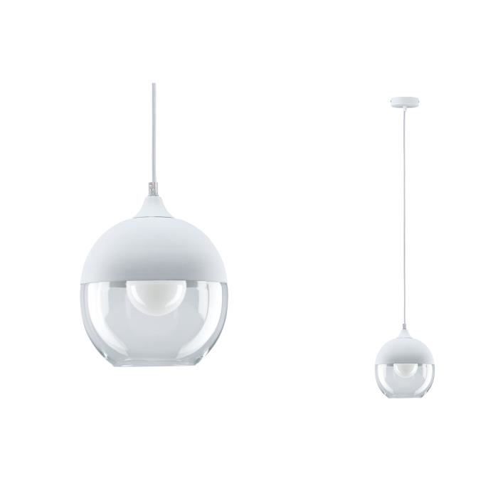 Paulmann 79644 Luminaire en suspension Neordic Vanja 1 flamme Verre /