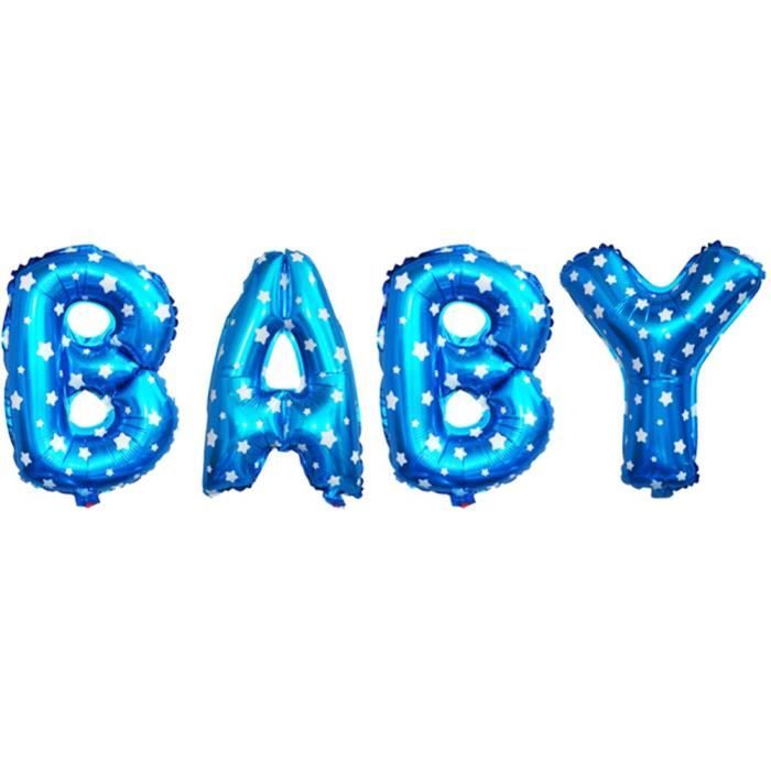 BLEU BÉBÉ MOT FOIL BALLON 16inch