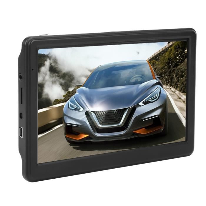 VGEBY Navigation GPS pour voiture Navigateur capacitif portatif de voiture d'écran tactile de 7 pouces HD DDR256M 8G FM GPS