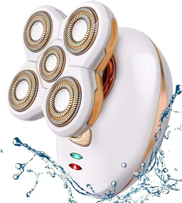 Rasoir Electrique Femme Sans Fil, Rasoir Féminin Rechargeable USB, Rasoir Electrique Femme Sans