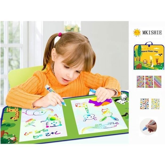 Jeu de coloriage,Livre de coloriage magique Montessori pour enfant