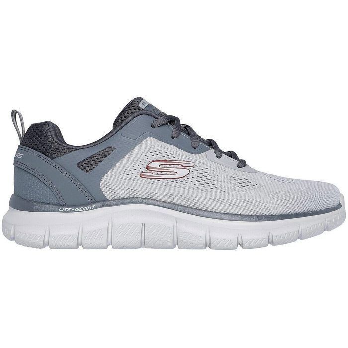 Skechers Baskets Skechers Track Broader Gris Homme