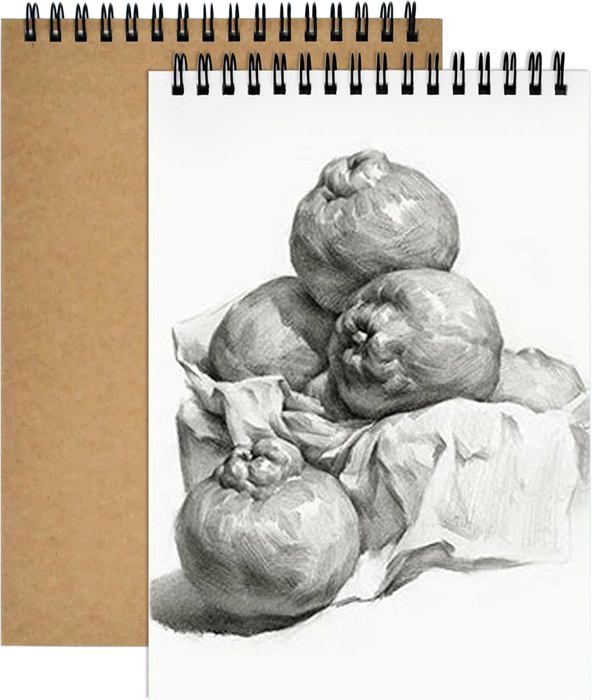 Carnet De Dessin A5 Sketchbook 120GSM - 60 Pages Reliure Spirale Couverture Rigide